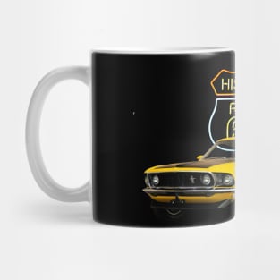 1969 Boss Mustang in our route 66 series on back Mug